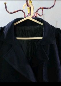 Chic Black Long Coat