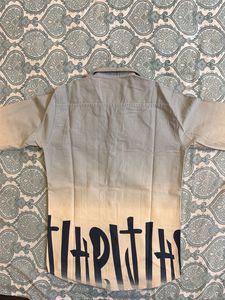 Stylish Men's Ombre Graphic Shirt