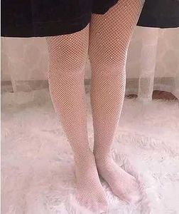 Rhinestone white fishnet Stocking