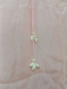 mul cotton Pink Embroidered Kurta