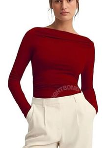 Maroon Long Sleeve Top