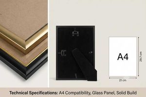 Set of 2 blank A4 size frames