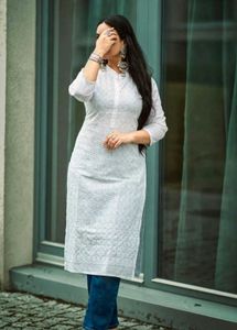 🤍 Chikankari Kurta