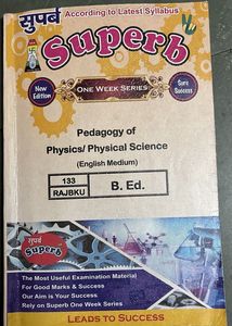 Study King B.Ed. Book First Year (English Medium)