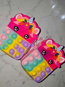 Unicorn Pop-It Coin Purse 2