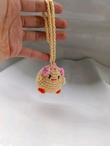 Cute Crochet Chick Charm