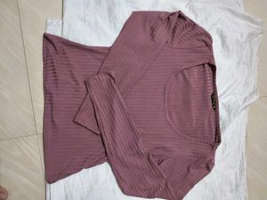 Dressberry Ribbed Knit Top