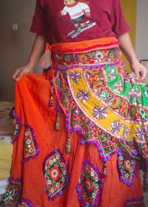 Vibrant Embroidered Ethnic lehenga