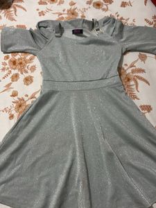 Brown Sequin Collar Sweater