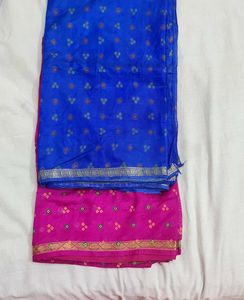 Vibrant Bandhani Silk Saree combo