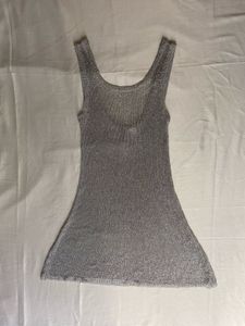 H&M Sparkly Silver Mini Dress 🩶