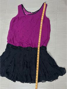 Pink &amp; Black Party Dress