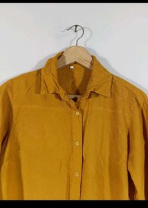 new unused Mustard Collared Shirt
