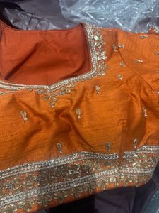 Orange Lehenga Choli Set