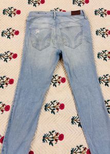 Hollister Ripped Light Wash Jeans