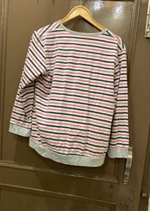 Cute Striped Long Sleeve Top