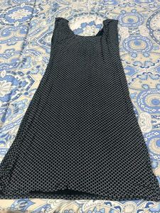 Chic Black &amp; White Print Sleeveless Dress