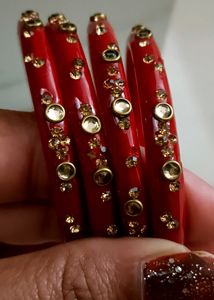 Stone Work Bikaneri Bangles