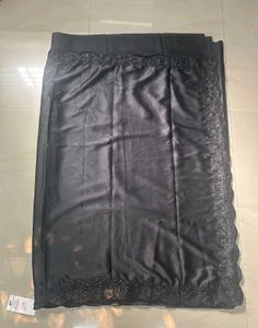 Elegant Black Saree with Sequins