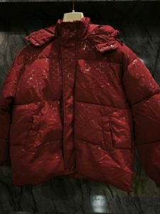 Shiny Red Puffer Jacket
