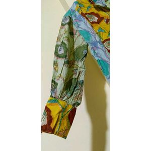 Bohemian Print Kurta Dress