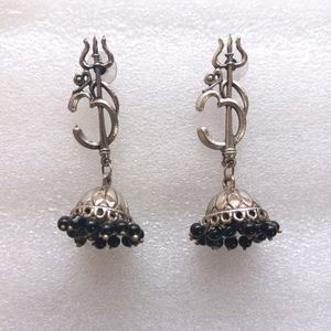 🕉 Trishul Jumkha Earrings