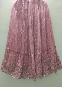 Sparkling Pink Net Lehenga