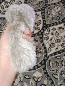 Fluffy Faux Fur Keychain