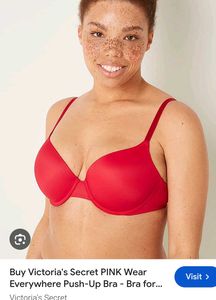 Vibrant Pink Push-Up Bra
