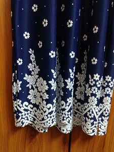 Chic Navy Floral Nightgown