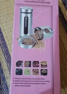 Stainless Steel Canister/Container with Window