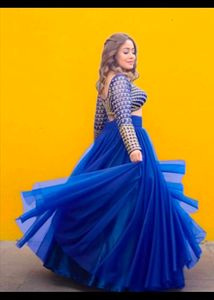 Blue Lehenga Choli Set
