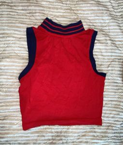 Fila Red &amp; Navy tank Top