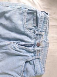 Light Wash Wide Leg Jeans