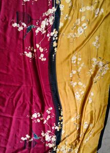 set of 2 silk scarves