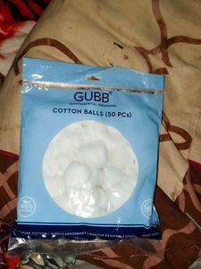 GUBS Cotton Balls - 50 Pcs