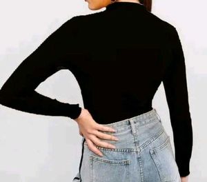 Classic Black Turtleneck Sweater