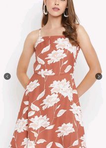 Chic Floral Print Summer Dress