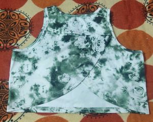 crop top with back cut for Women