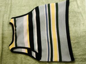 Striped Knit Tank Top sweater