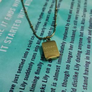 Anti Tarnish Elegant Gold Charm Necklace