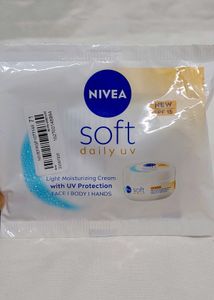 Nivea soft daily uv spf 15 moisturizer sample pack