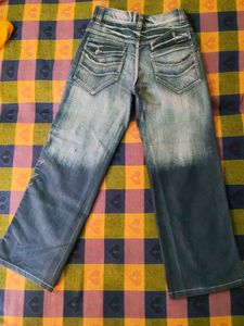 Unique Skeleton Print Jeans