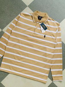 premium Ralph Lauren Classic Striped Polo Shirt