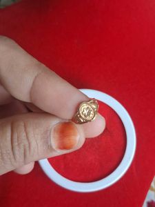 Gold Ring with Star Design for kids