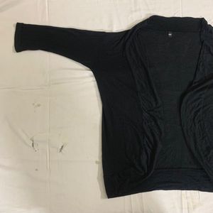 Chic Black Long Sleeve Shrug