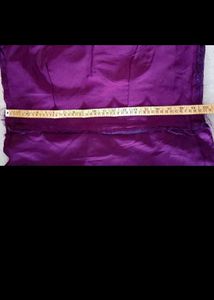 Elegant Purple Anarkali Dress