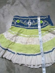 Boho Embroidered Baby Skirt n Jacket