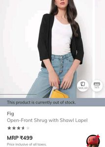 Open Shrug Cardigan