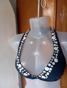 Stylish Embellished Bikini Top
